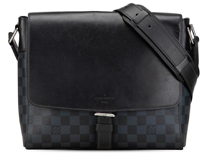 Louis Vuitton Damier Cobalt Messenger Bag Black Cloth  ref.2145043