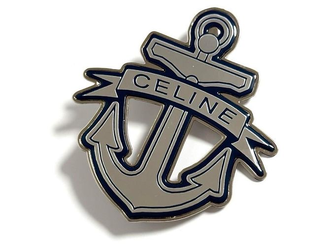 Céline Spilla Ancora Blu e Argento Celine 