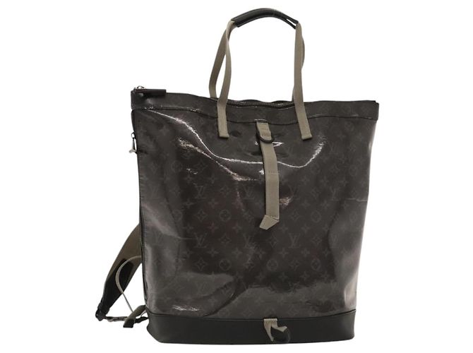 LOUIS VUITTON Monogram Eclipse Glaze Zipper Rucksack M43900 LV Auth bs23583 Monogramm