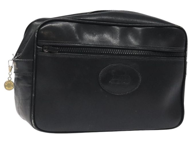 Céline Borsa a tracolla CELINE in pelle nera Auth nb304 Nero