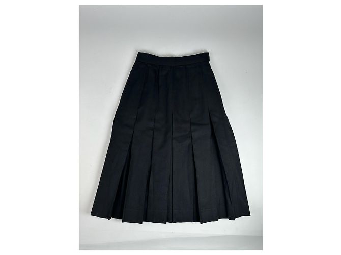 Gonna vintage Givenchy nera 36/S Nero