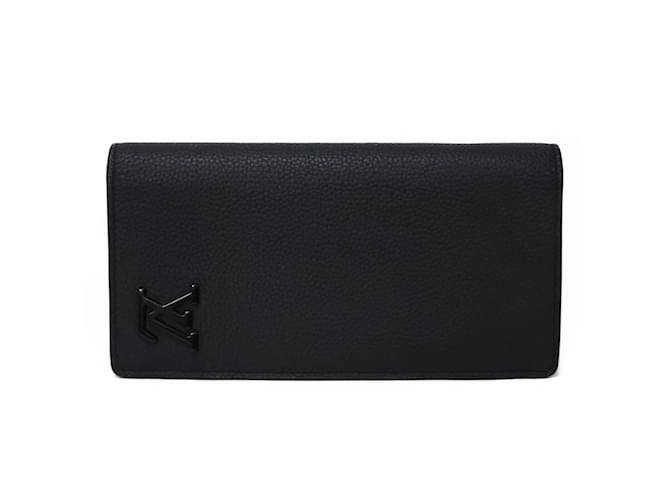 Louis Vuitton Long Wallet Portefeuille Brazza NM Black Leather  ref.2145938