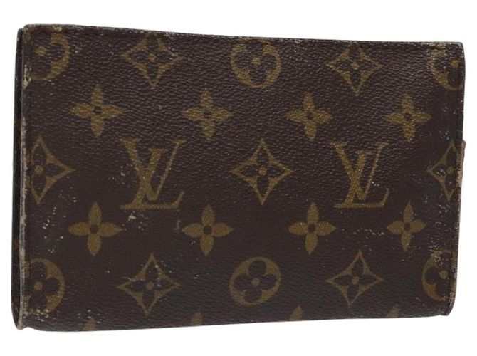 LOUIS VUITTON Monogram Bucket PM Accessory Pouch LV Auth th5816