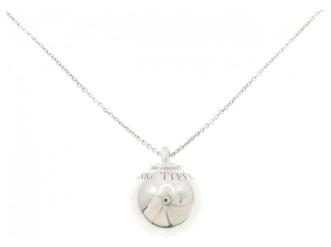 Tiffany & Co Collar de bola Tiffany Silver 925