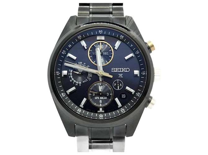 Seiko Prospex 5X83-0AJ0-1 Black Dial Men's Watch  ref.2147294