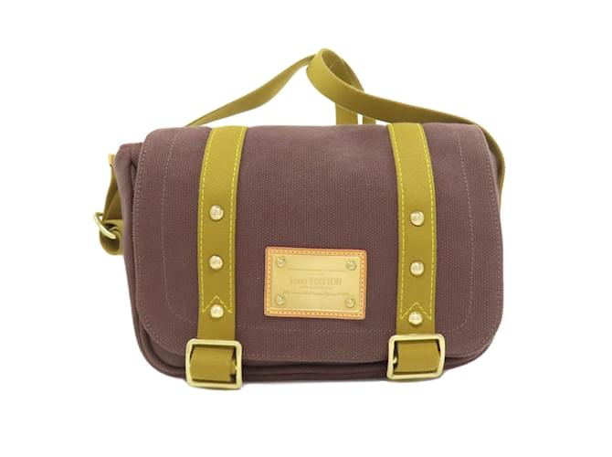 Louis Vuitton Antigua Shoulder Bag Brown Cloth  ref.2147725