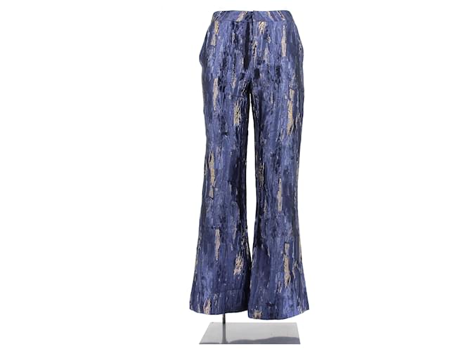 Autre Marque KIM SHUI Trousers T.International S Polyester Blue  ref.2148603