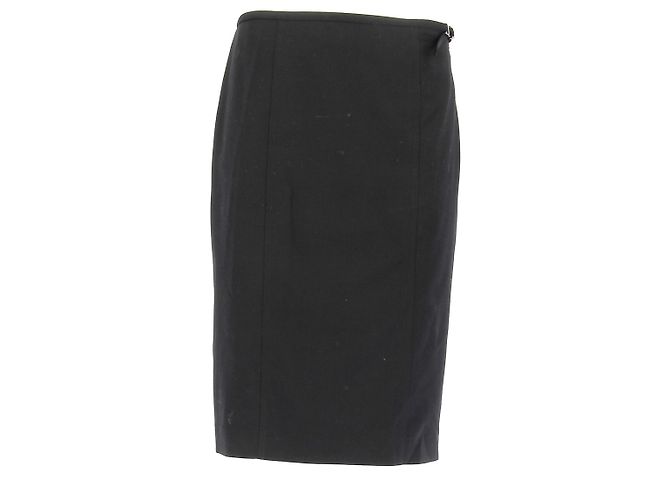GUCCI Röcke T.IT 44 Wolle Schwarz