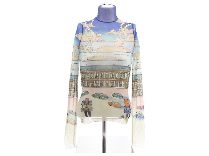 CASABLANCA Tops T.International S Polyester Blau