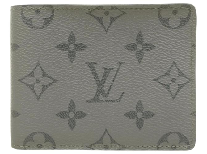 Slender Louis Vuitton Monogram Eclipse Reverse Wallet Brown