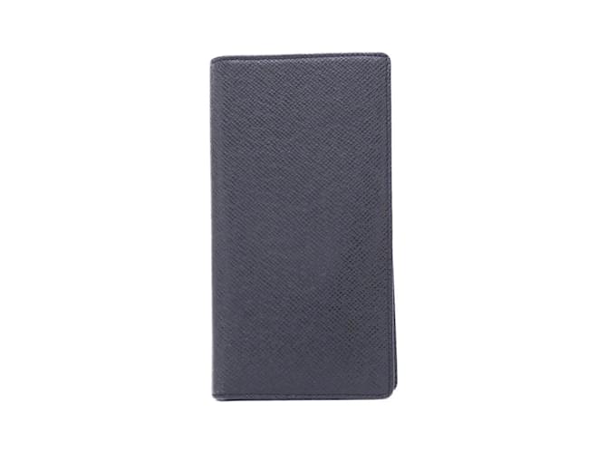Louis Vuitton Taiga Porte-Valeur Carte Credit M30392 Billfold Grey Leather  ref.2148843