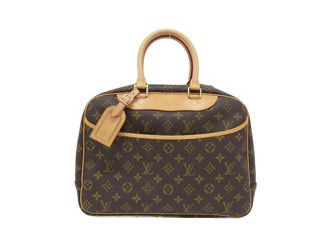 Bolsa de mão Bowling Vanity Monogram Louis Vuitton Marrom