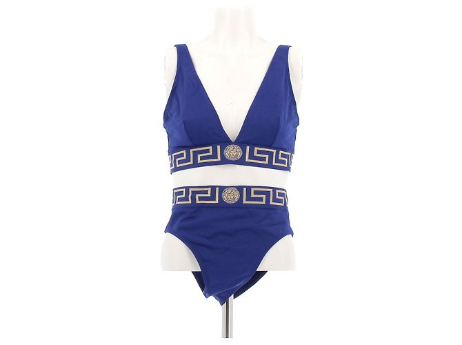 VERSACE Badebekleidung T.International L Polyester Blau