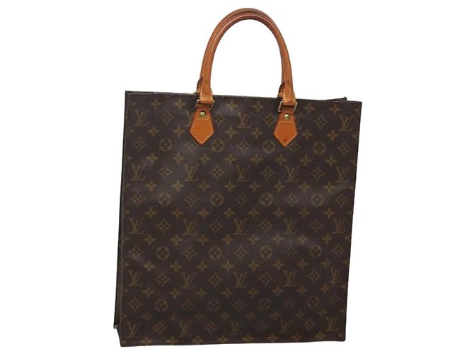 LOUIS VUITTON Sac Plat Monogram Sac à Main M51140 LV Auth ep8430 Monogramme