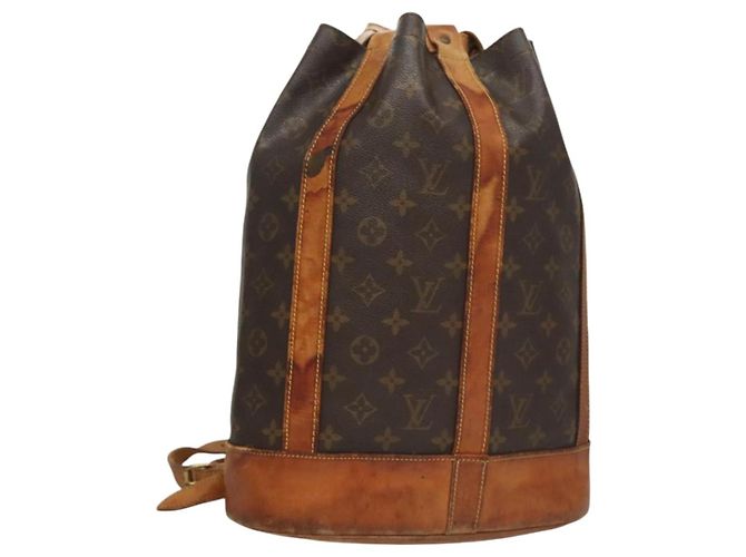 LOUIS VUITTON Bolsa de Ombro Monogram Randonnee PM M42243 LV Auth bs23814 Monograma