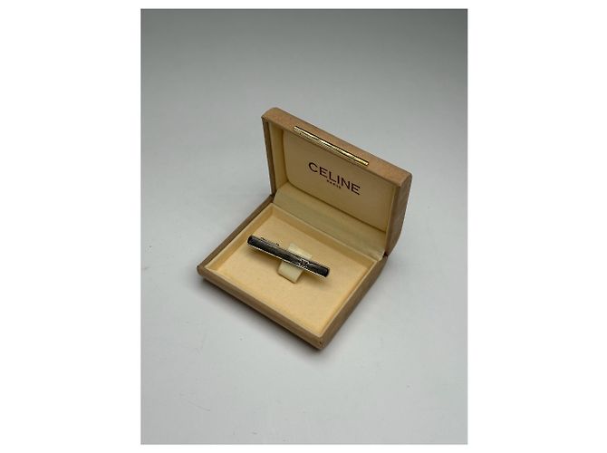 Céline Vintage Celine Paris Tie/money Clamp Silver Silvery
