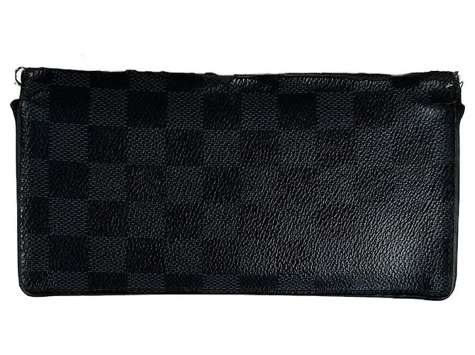 Vintage Louis Vuitton Damier Monogram ID Holder Black