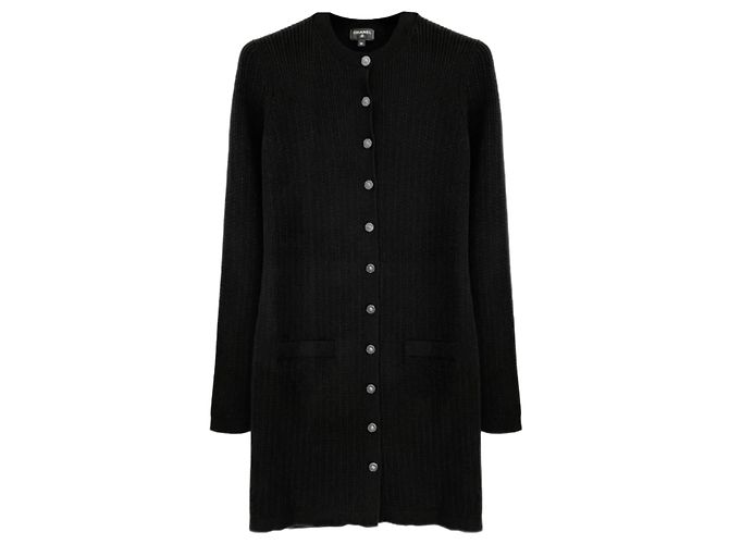 Chanel Kaschmir Cardigan Schwarz