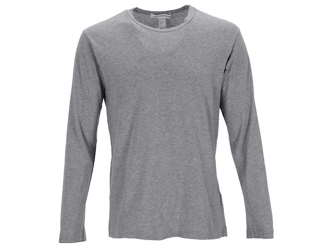 Comme Des Garcons Comme des Garçons Long Sleeve Tshirt in Grey Cotton