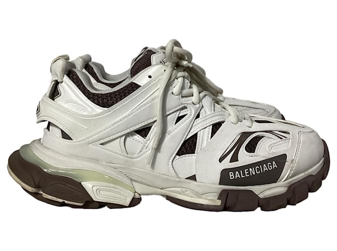 Balenciaga Track Sneakers in White Polyurethane Plastic  ref.2151149
