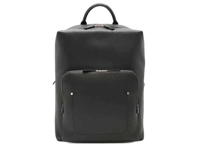 Louis Vuitton Taiga Grigori Backpack Grey Leather  ref.2151414