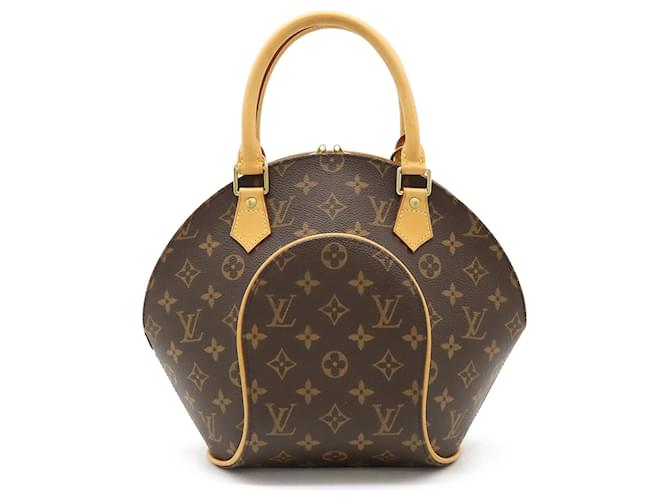 Louis Vuitton Monogram Ellipse PM Handbag Brown Patent leather  ref.2151592
