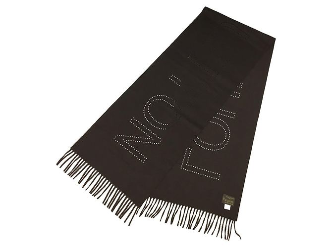 Stola in cashmere marrone Louis Vuitton
