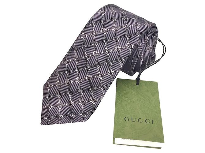 Gucci Purple Silk Cravat