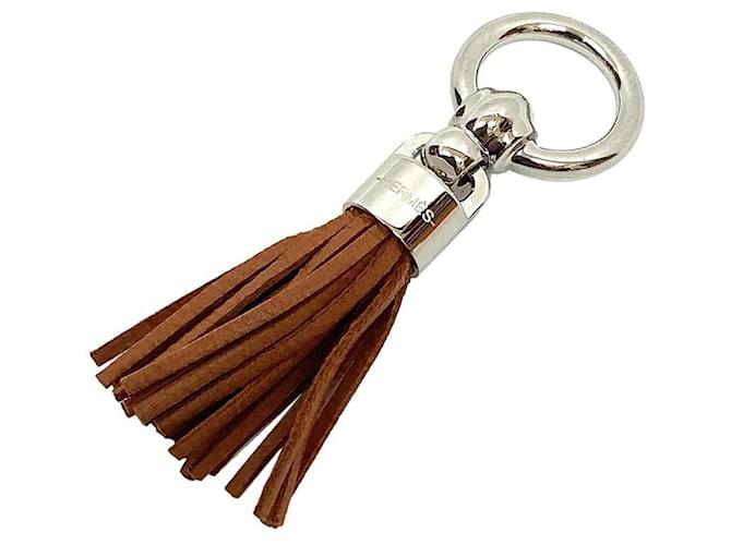 Ring Hermès Écharpe Twilly Hermes Muffler Anneau Charme Cuir d'agneau  ref.2151720