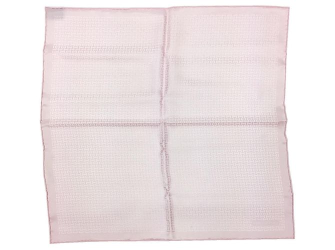 Hermès Sciarpa in seta rosa Hermes 