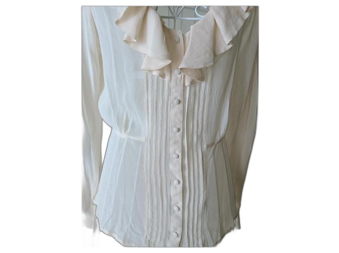 Guess silk blouse eggshell