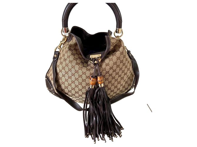 Bolso Gucci GG Monogram Indy Beige