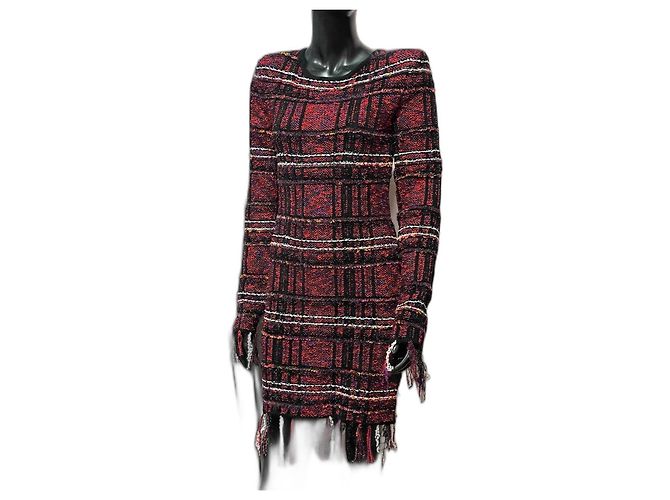 Balmain Viscose Dress Multi Color Multiple colors
