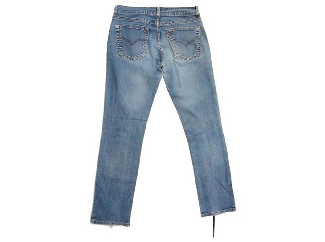 Levi's 546 Vaqueros Azul Claro Corte Recto Algodón 