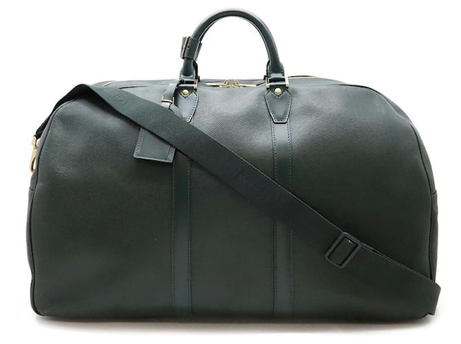 Louis Vuitton Taiga KENDAL GM 2way travel bag M30114 Green Leather  ref.2152839