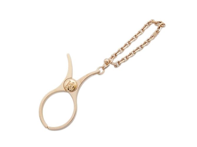 Hermès Hermann Handschuhhalter Filou Silber
