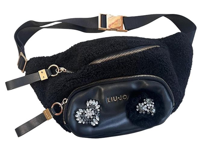 Bolsa de ombro Liu.Jo Preta em pele sintética e couro