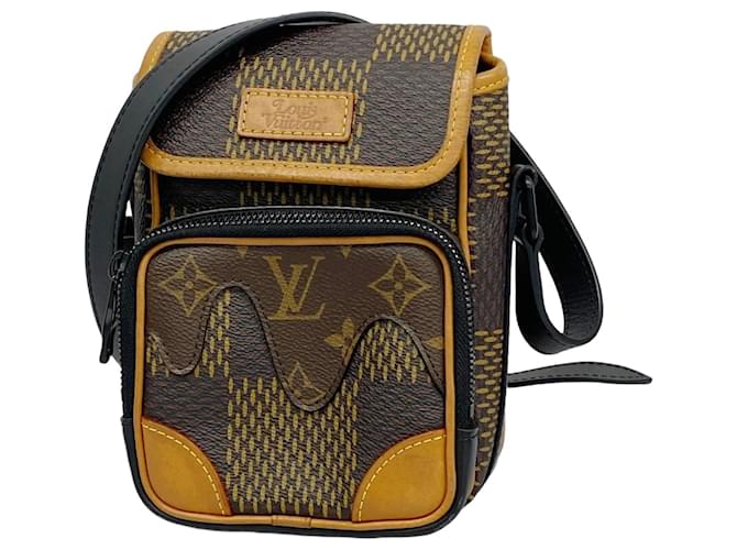 Louis Vuitton Damier Giant NIGO Collaboration Shoulder Bag Damier ebene  ref.2153764
