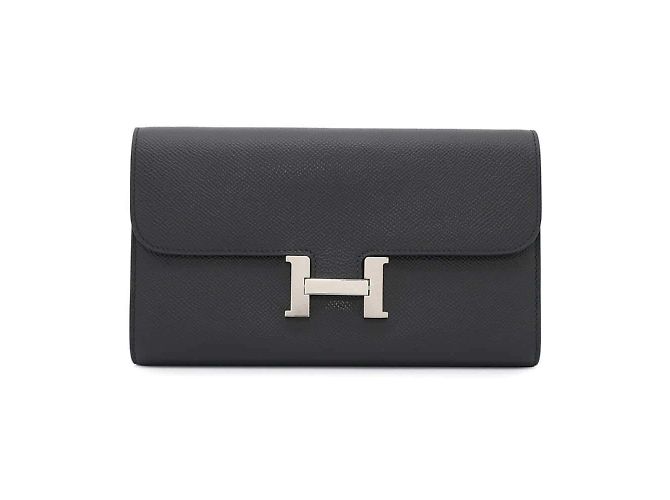 Hermès Hermes Long Wallet Constance To Go Black