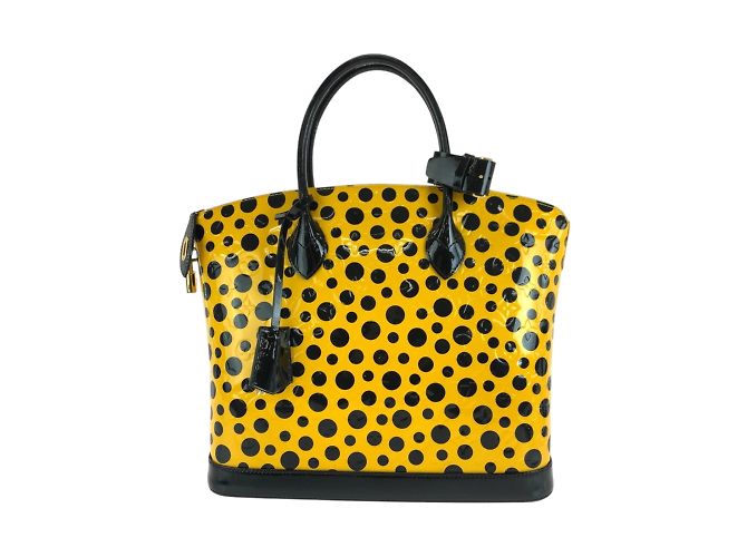 Sac à main Lockit MM Louis Vuitton Noir Jaune