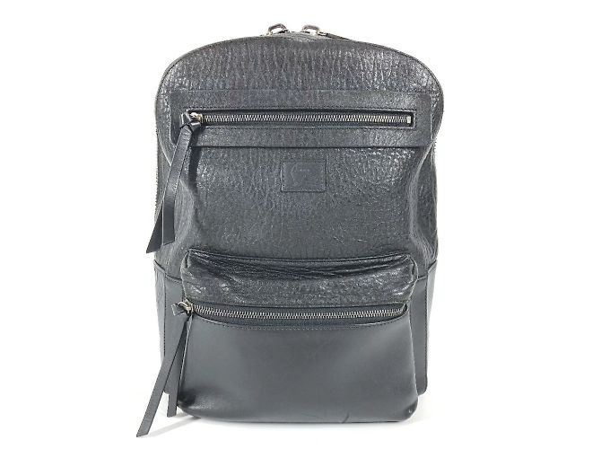 Christian Louboutin Leather Backpack Black Red