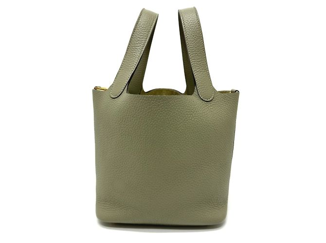Hermès Bolsa Hermes Picotin Lock PM Marrom
