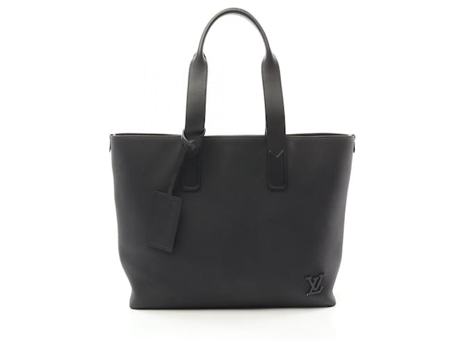 Louis Vuitton Aerogram Pilot Tote Bag M24771 Black Leather  ref.2155271