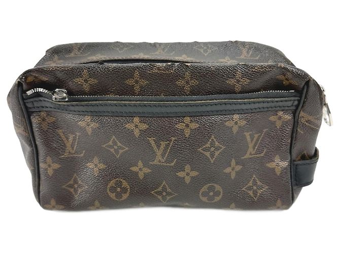 Neceser Truss Monogram Macassar Louis Vuitton Castaño Negro