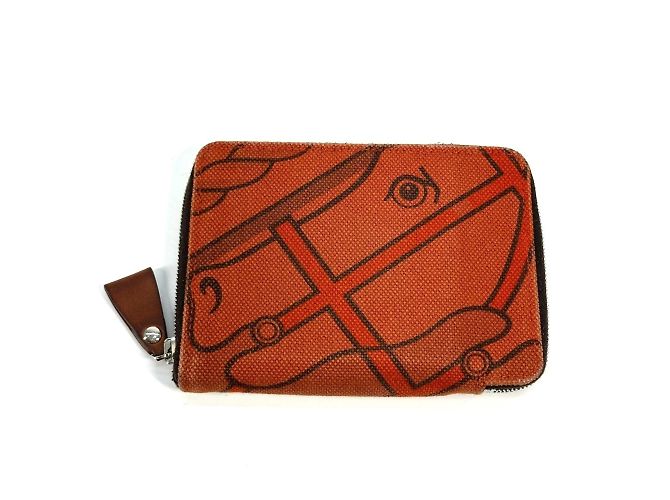 Hermès Hermes Horse Steeple PM Compact Wallet Orange