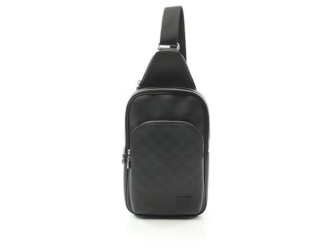 Louis Vuitton Avenue Sling Bag Black Cloth  ref.2155707