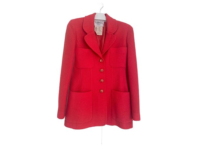 Cambon Chanel colección de pasarela de 1993 Roja