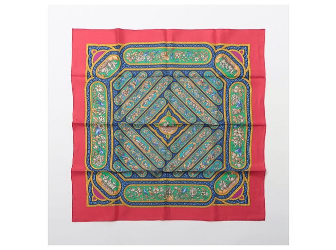 Hermès Foulard 90 Sete Qalamdan Karamdan Multicolore