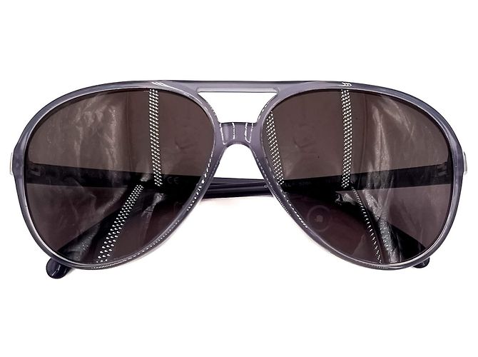 Chanel Pilot Acetate Sunglasses Purple