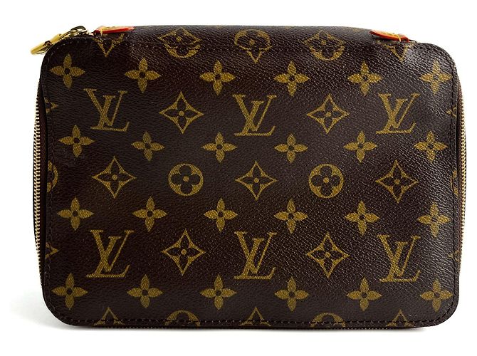 Louis Vuitton Packing Cube MM Canvas Pouch Monogram Brown